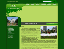 Tablet Screenshot of eco-horticultura.ro